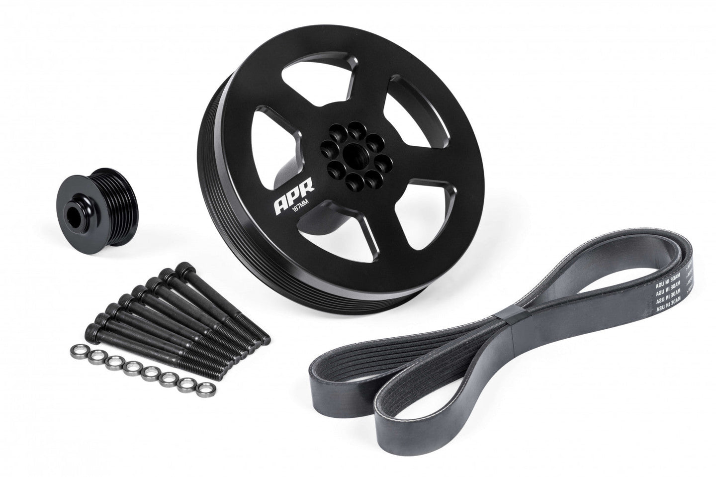 APR 3.0 Tfsi Supercharger Drive And Crank Pulley W/ Belt (Press On) - My Store