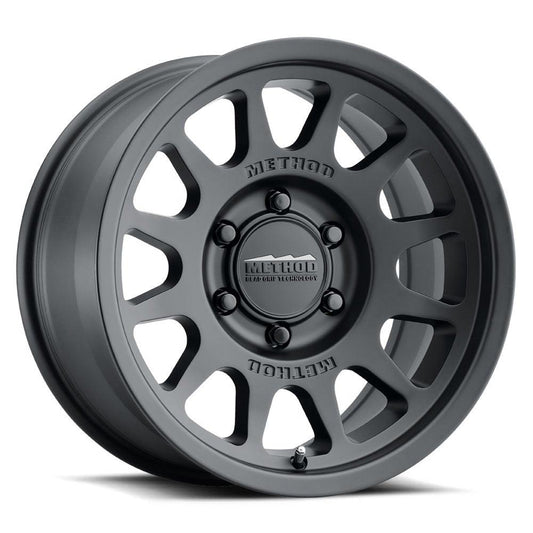 Method Mr703 16x6.5 +90mm Offset 6x180 138.9mm CB Gloss Matte Black Wheel - Mammoth Racing -
