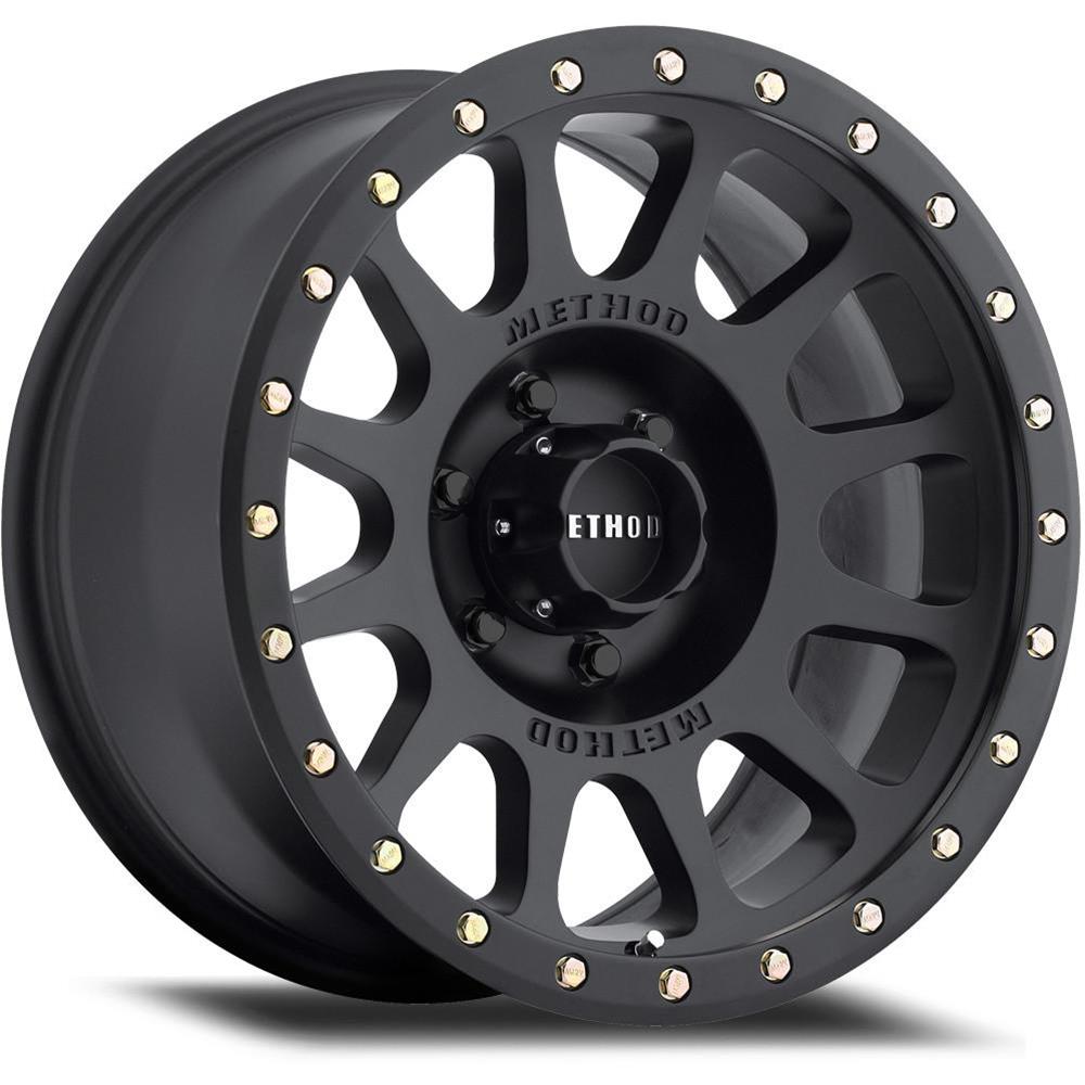 Method Mr305 NV 18x9 0mm Offset 5x150 116.5mm CB Matte Black Street Loc Wheel - Mammoth Racing -