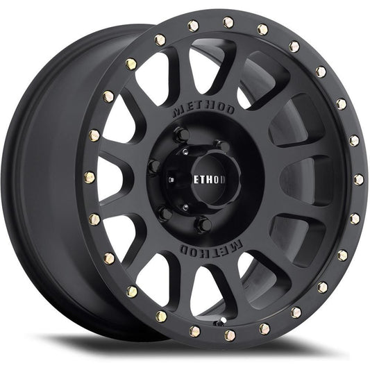 Method Mr305 NV 18x9 0mm Offset 5x150 116.5mm CB Matte Black Street Loc Wheel - Mammoth Racing -