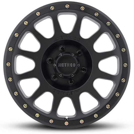 Method Mr305 NV 18x9 0mm Offset 5x150 116.5mm CB Matte Black Street Loc Wheel