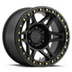Method Mr106 Beadlock 17x9 -44mm Offset 8x6.5 130.81mm CB Matte Black w/BH-H36125 Wheel - Mammoth Racing -