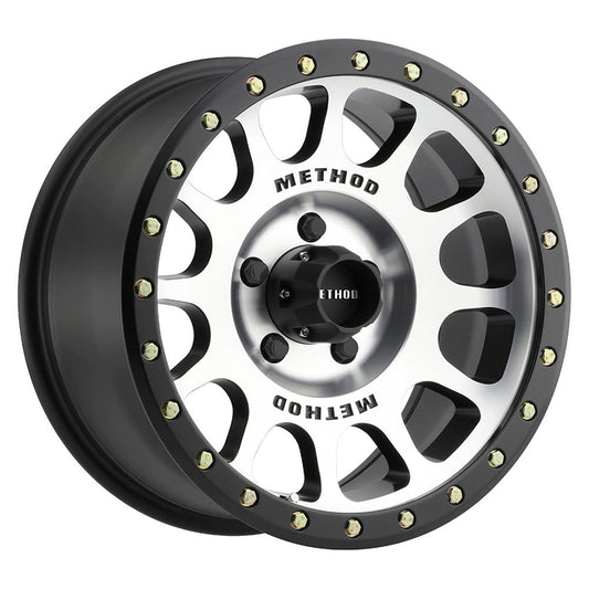 Method Mr305 NV 17x8.5 25mm Offset 6x135 94mm CB Machined/Black Street Loc Wheel - Mammoth Racing -