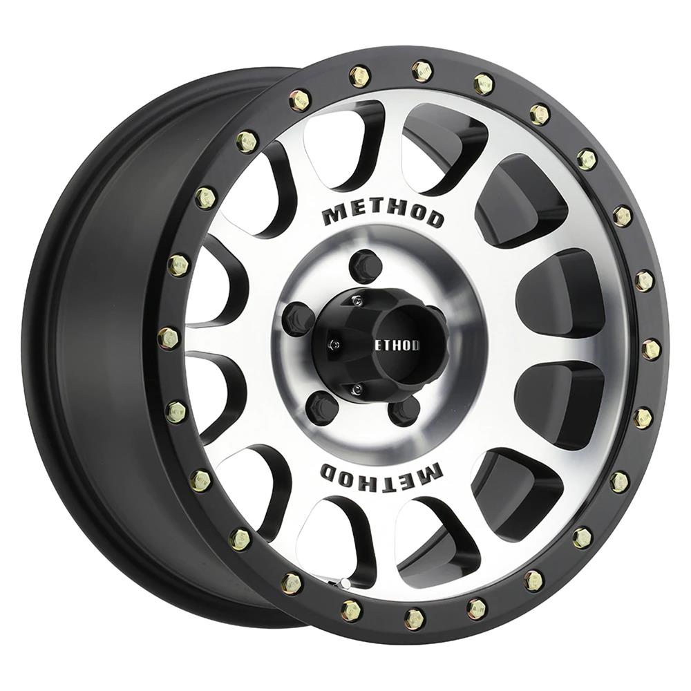 Method Mr305 NV 17x8.5 25mm Offset 6x5.5 108mm CB Machined/Black Street Loc Wheel - Mammoth Racing -