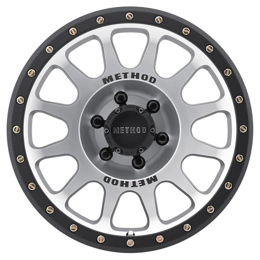 Method Mr305 NV 17x8.5 25mm Offset 5x5 94mm CB Machined/Black Street Loc Wheel