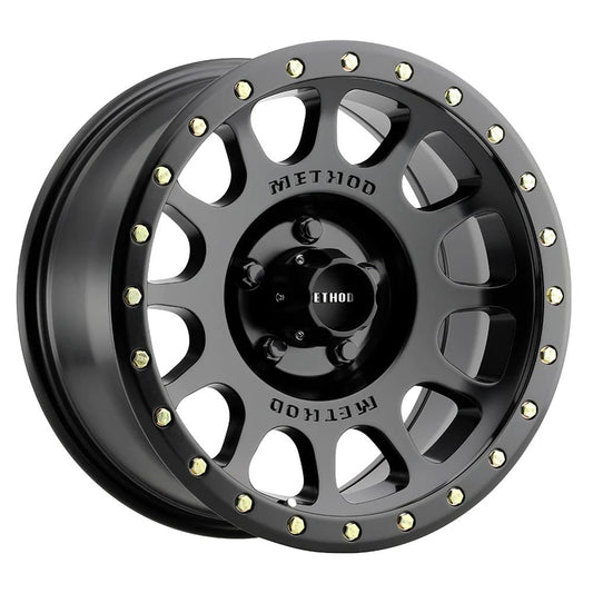 Method Mr305 NV 17x8.5 25mm Offset 6x135 94mm CB Matte Black Wheel - Mammoth Racing -