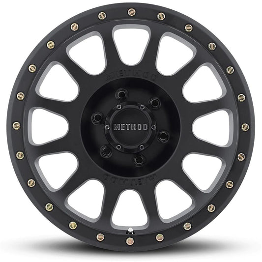 Method Mr305 NV 17x8.5 25mm Offset 6x135 94mm CB Matte Black Wheel