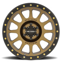 Method Wheels Mr305 NV 17x8.5 /+25mm Offset / 6x120 / 83mm CB Bronze Wheel - Mammoth Racing -