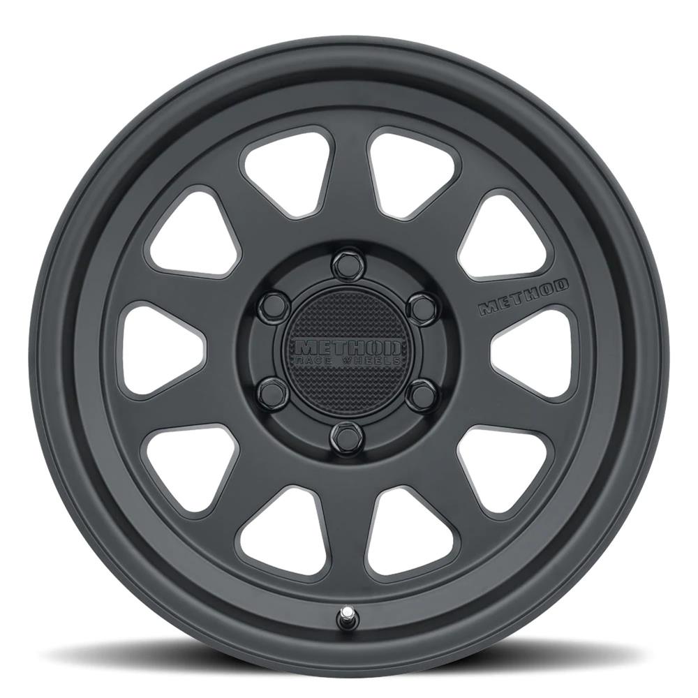 Method Mr316 17x8.0 25mm Offset 5x5 71.5mm CB Matte Black Wheel - Mammoth Racing -