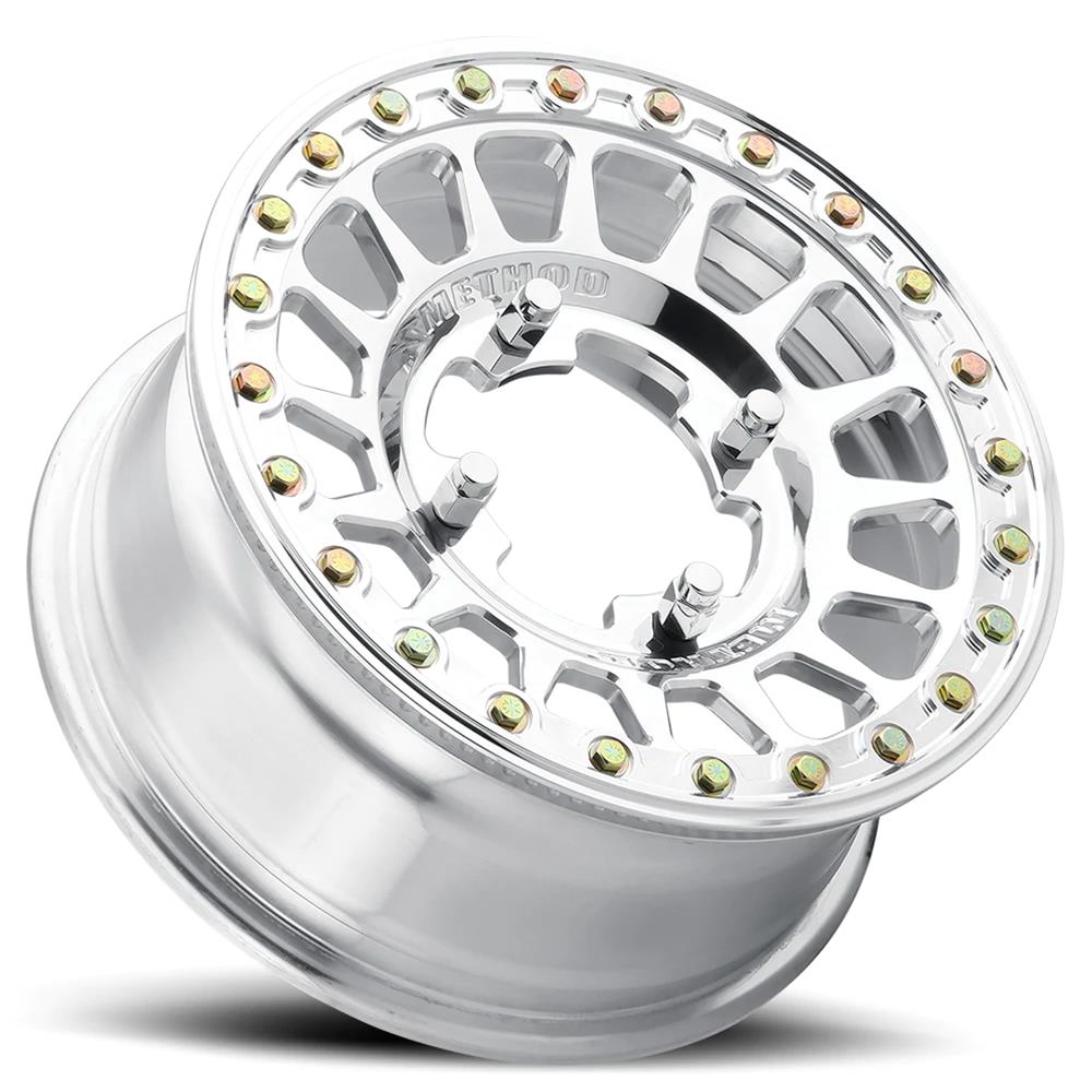 Method Mr413 15x10 0mm Offset 4x156 120mm CB Polished Wheel - Mammoth Racing -