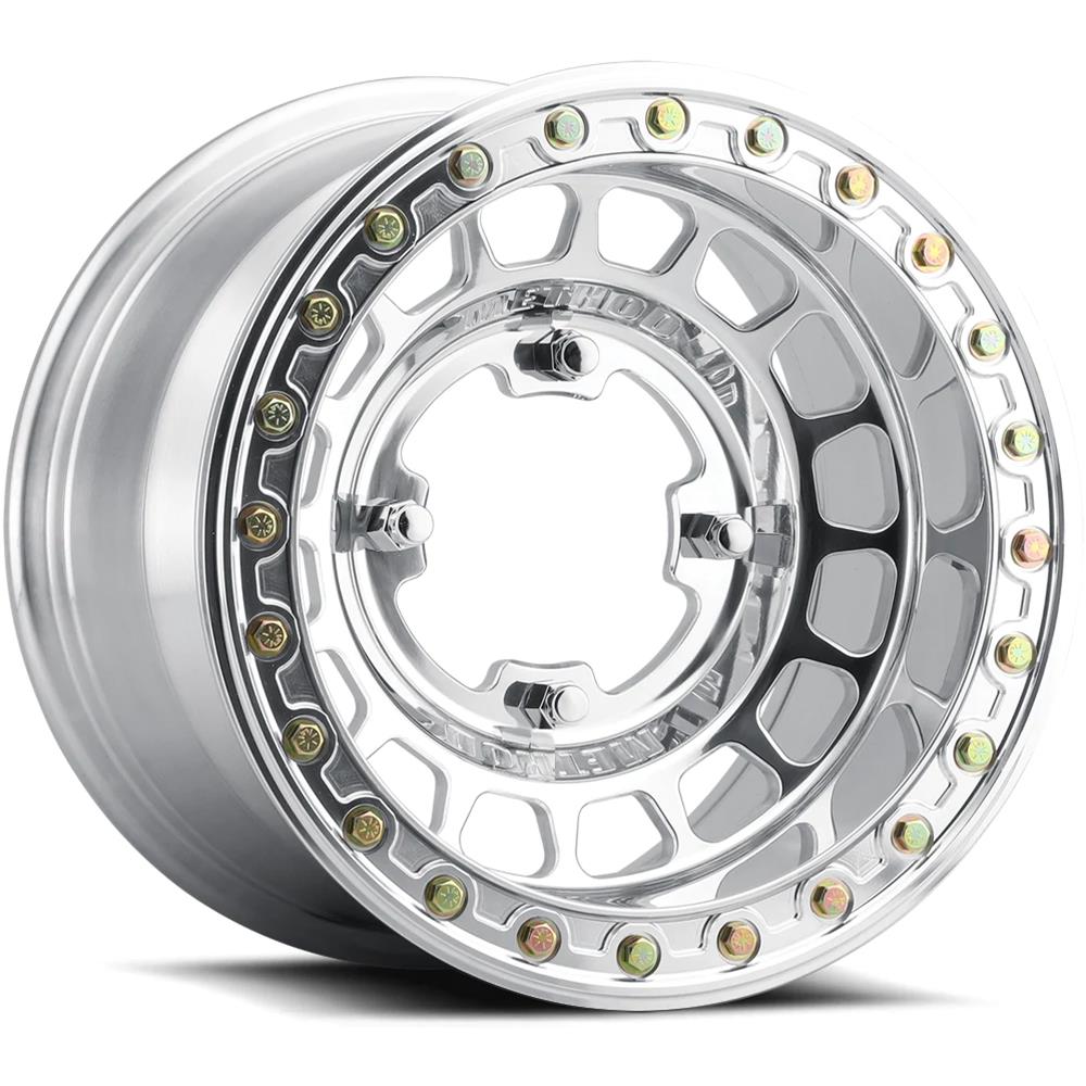 Method Mr413 15x10 0mm Offset 4x156 120mm CB Polished Wheel - Mammoth Racing -