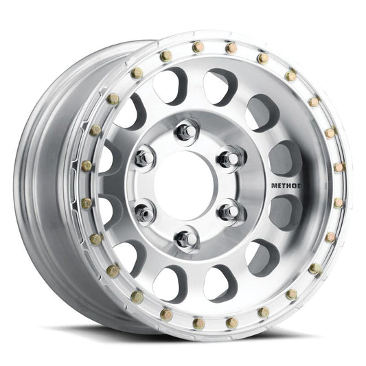 Method Mr103 Beadlock 17x9 -12mm Offset 8x6.5 130.81mm CB Raw Machined w/BH-H24125 Wheel - Mammoth Racing -