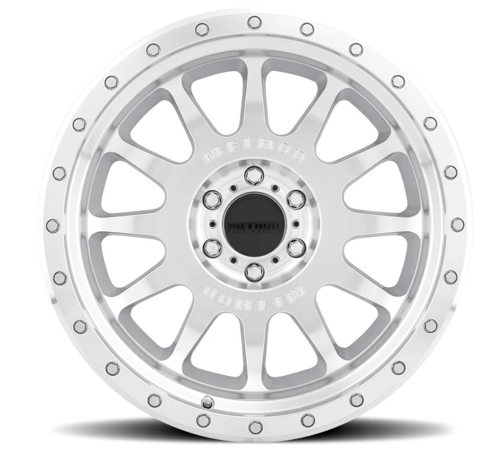 Method Mr605 NV 20x10 -24mm Offset 8x180 124.1mm CB Machined Clear Coat Wheel - Mammoth Racing -