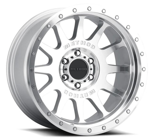 Method Mr605 NV 20x10 -24mm Offset 5x5.5 108mm CB Machined Clear Coat Wheel - Mammoth Racing -