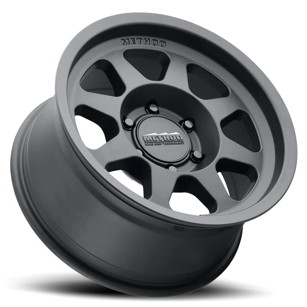 Method Mr701 16x6.5 90mm Offset 6x180 138.9mm CB Matte Black Wheel - Mammoth Racing -