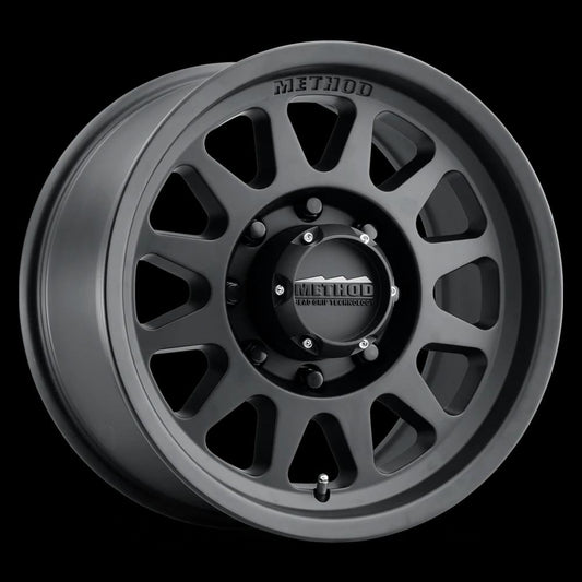 Method Mr704 HD 17x9 18mm Offset 8x6.5 130.81mm CB Matte Black Wheel - Mammoth Racing -