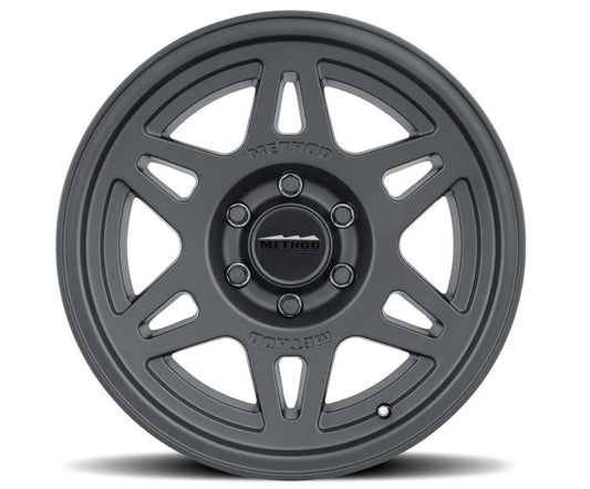 Method Mr706 Bead Grip 17x8.5 0mm Offset 6x5.5 5.5mm Matte Black Wheel
