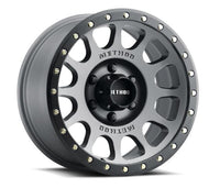 Method Mr305 NV 18x9 / +18mm Offset / 6x135 BP / 94mm CB / Titanium - Matte Black Lip Wheel - Mammoth Racing -