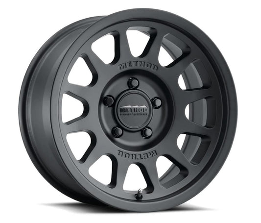 Method Mr703 17x9 / -12mm Offset / 130.81mm Bore / 8x6.5 BP / 4.8in BS - Matte Black Wheel - Mammoth Racing -