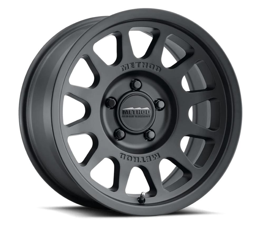 Method Mr703 17x9 / -12mm Offset / 108mm Bore / 5x5.5 BP / 4.8in BS - Matte Black Wheel - Mammoth Racing -