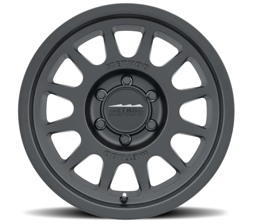 Method Mr703 17x9 / -12mm Offset / 130.81mm Bore / 8x6.5 BP / 4.8in BS - Matte Black Wheel - Mammoth Racing -