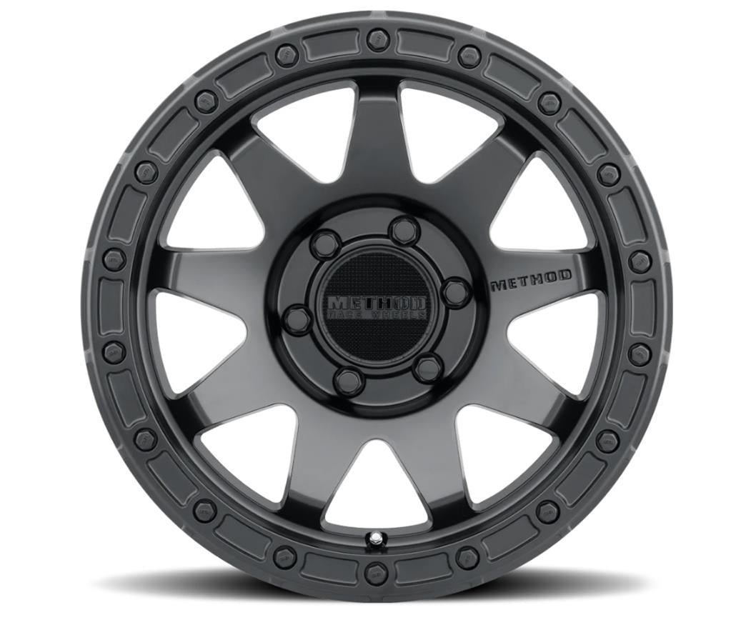 Method Mr317 17x9 -12mm Offset 5x5 71.50mm CB Matte Black Wheel - Mammoth Racing -