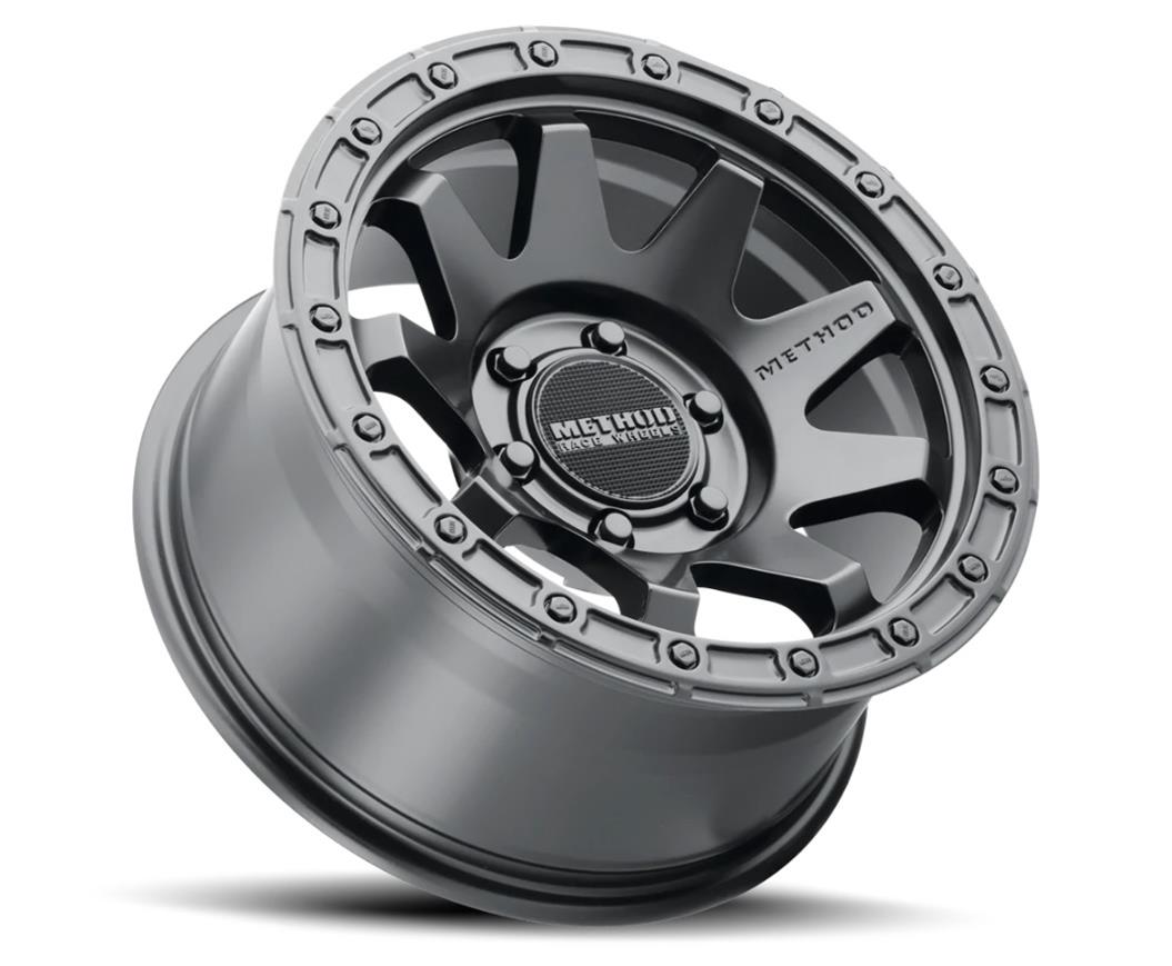 Method Mr317 17x9 -12mm Offset 5x5.5 108.00mm CB Matte Black Wheel - Mammoth Racing -