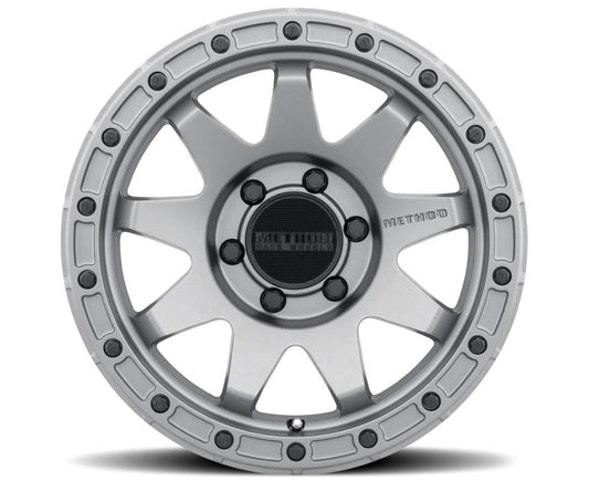 Method Mr317 17x9 -12mm Offset 6x5.5 106.25mm CB Titanium Wheel