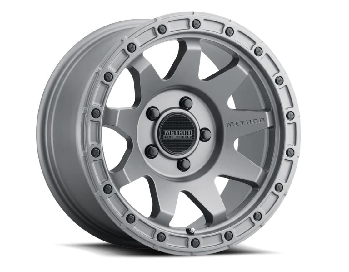 Method Mr317 17x9 -12mm Offset 5x5.5 108.00mm CB Titanium Wheel - Mammoth Racing -