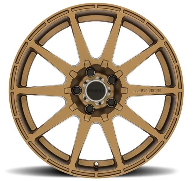 Method Mr501 Rally 17x8 +42mm Offset 5x4.5 67.1mm CB Method Bronze Wheel - Mammoth Racing -