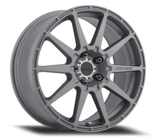 Method Mr501 Rally 17x8 +42mm Offset 5x4.5 67.1mm CB Titanium Wheel - Mammoth Racing -