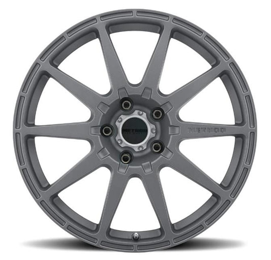 Method Mr501 Rally 17x8 +42mm Offset 5x4.5 67.1mm CB Titanium Wheel
