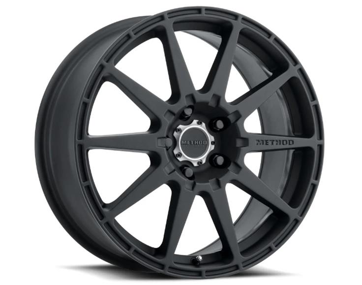 Method Mr501 Rally 17x8 +42mm Offset 5x4.5 67.1mm CB Matte Black Wheel - Mammoth Racing -