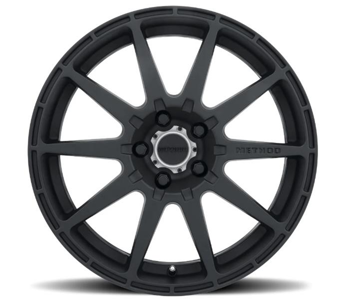 Method Mr501 Rally 17x8 +42mm Offset 5x4.5 67.1mm CB Matte Black Wheel - Mammoth Racing -
