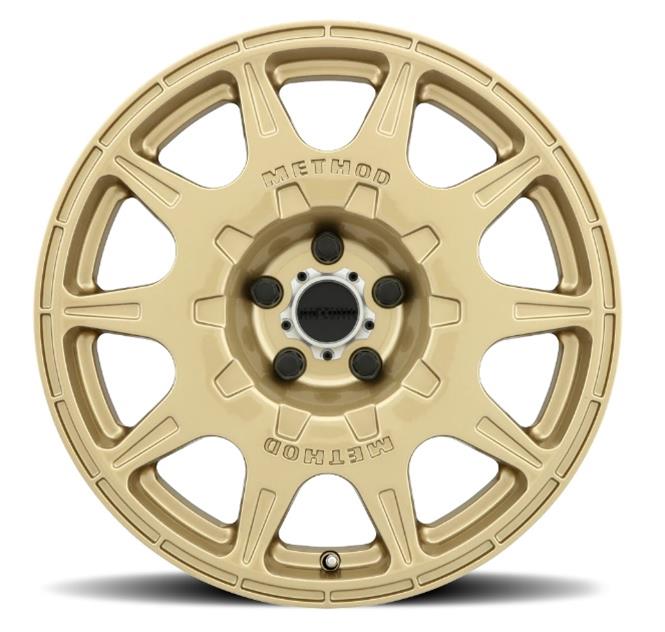 Method Mr502 Rally 17x8 +38mm Offset 5x4.5 67.1mm CB Gold Wheel - Mammoth Racing -