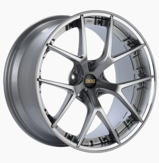 BBS RI-D 20x10.5 5x112 ET15, 82mm Diamond Silver Wheel PFS/Clip Required - Mammoth Racing -