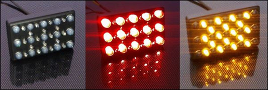 Cartek Dual Colored Rain Light (Static/ Flashing Amber) - Mammoth Racing -
