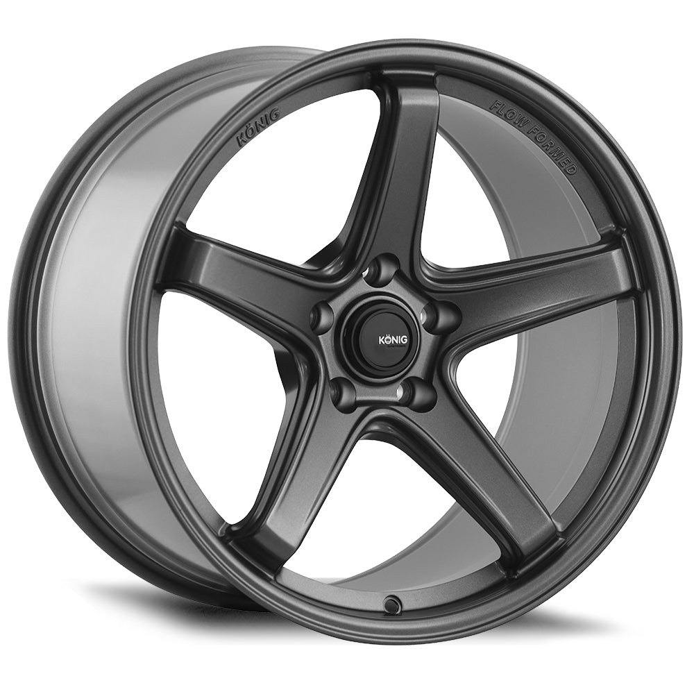 Konig Neoform 18x8.5 5x108 Et42 Matte Grey Flow Formed - Mammoth Racing -