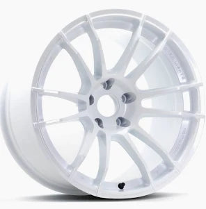 Gram Lights 57xtreme Spec-D 18x10.5 +22 5-114.3 White Wheel - GT3 Racing