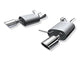 Borla 11-14 Ford Mustang Coupe/Convertible 2dr SS Exhaust Rear Section Touring - My Store
