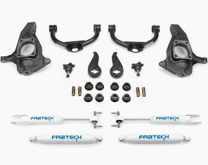 Fabtech 11-19 GM C/k2500hd/3500hd 4in Ultimate System w/Uniball UCA & Stealth Shocks - Mammoth Racing -