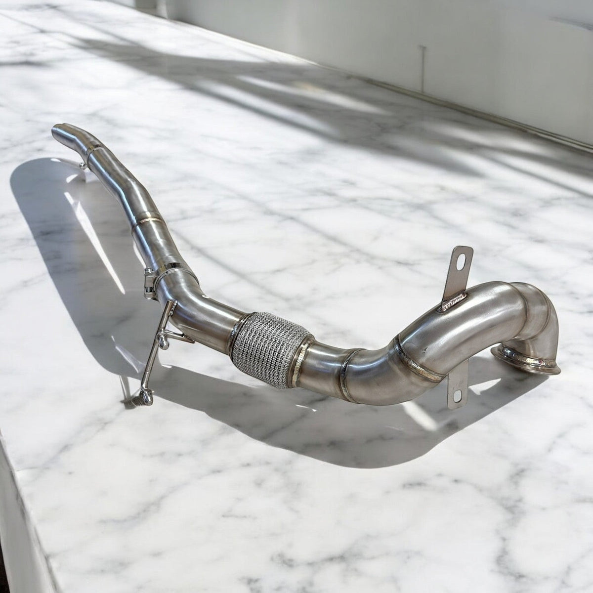 Racing Downpipe For VW MK7 Golf R 2.0T AWD (Catless and Catted)