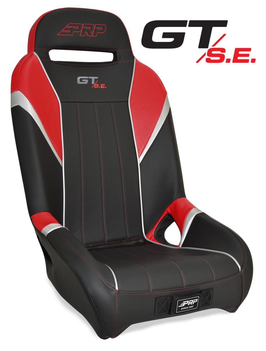 PRP Gt/s.e. Rear Suspension Seat- Black/Red - Mammoth Racing -