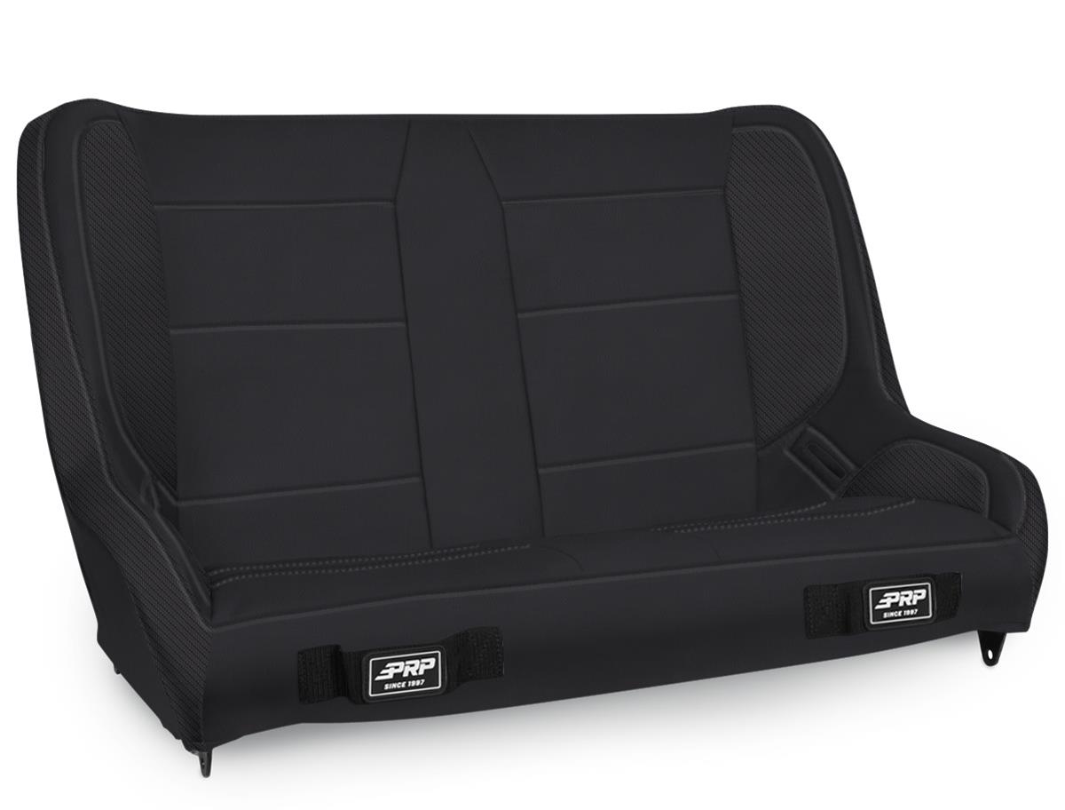 PRP Jeep Wrangler Tj/lj/jk Elite Series Rear Bench- Black Vinyl - Mammoth Racing -