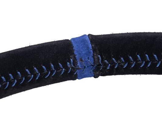 PRP Flat Suede Steering Wheel- Blue