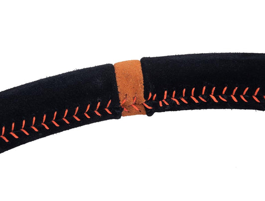 PRP Flat Suede Steering Wheel- Orange