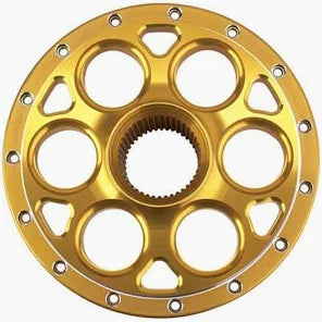 Weld Magnum Sprint Center 15in. / 42-Spline - Gold - Mammoth Racing -