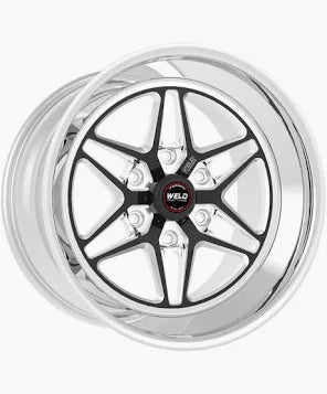 Weld S81 18x10.5 / 5x4.75 BS / 7.7 (50 ET) Polish 3.18 ID Medium Pad - Non Beadlock - Mammoth Racing -