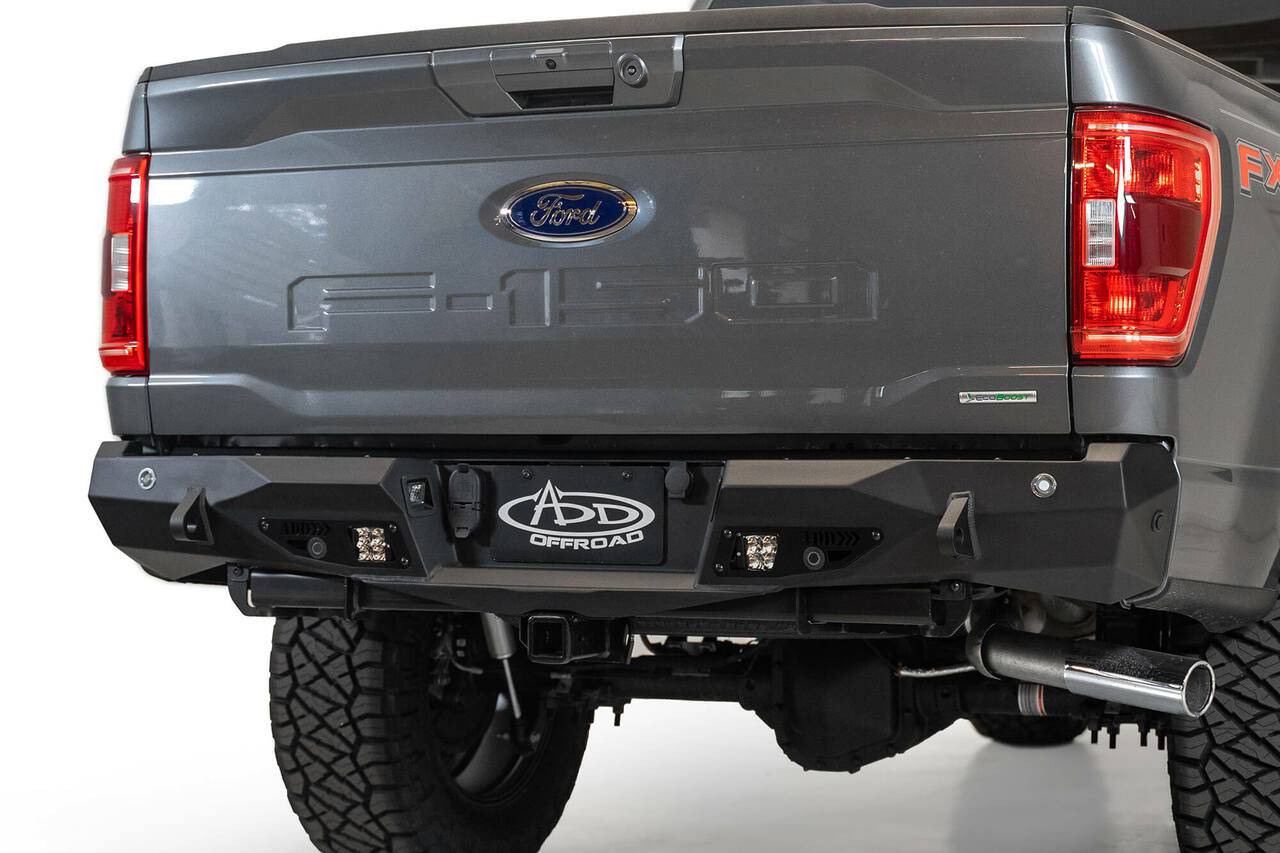 Addictive Desert Designs 2021 Ford F-150 Stealth Fighter Rear Bumper w/ Back up Sensors - My Store