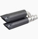 Remus 2009 Vespa GTS 125 ie Super M45 11 kW RSC Dual Flow Black Slip On w/Heat Shield - Mammoth Racing